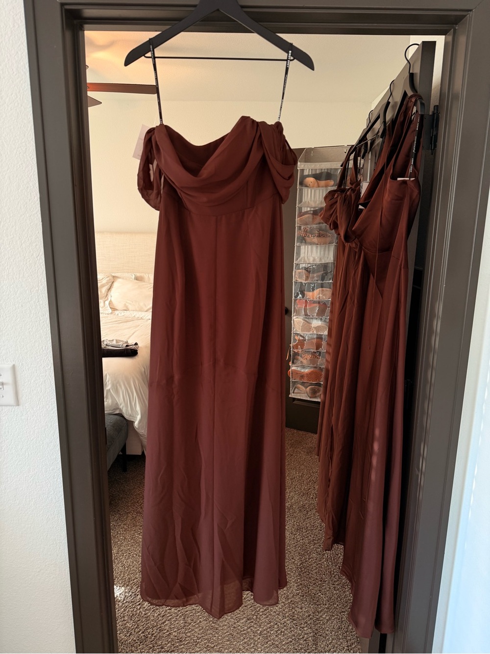 Birdy Grey Mira Chiffon Dress - Espresso